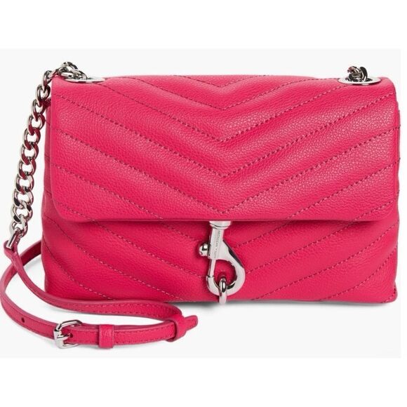 Rebecca Minkoff Edie Date Night Crossbody Bag, COSMIC‎ PINK - Picture 8 of 9